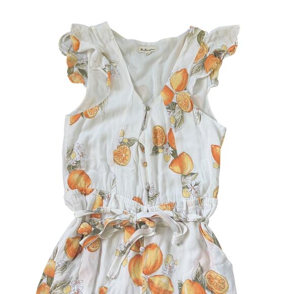 For Love & Lemons Limonada Jumpsuit Lemon Print - Picture 6 of 15